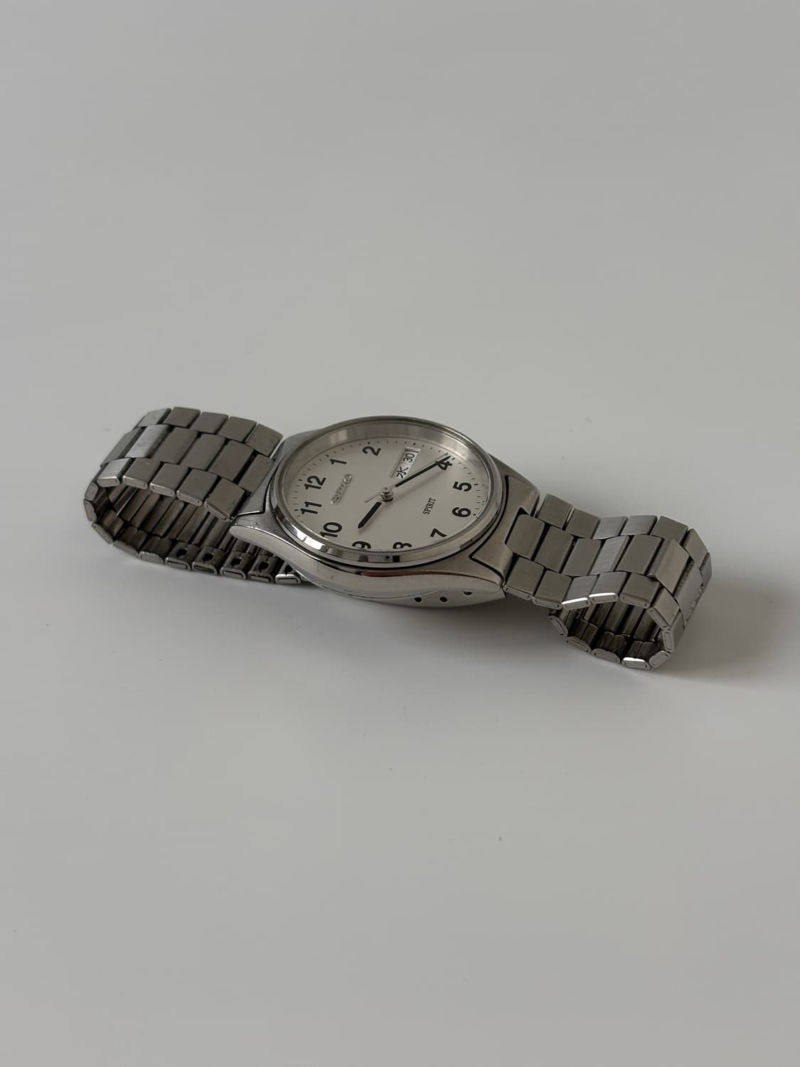 1990s Spirit Arabic Index Silver Quartz 상품이미지6