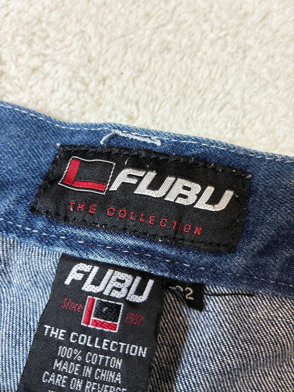 푸부 FUBU 00's 밀레니엄 테이퍼드핏 데님 팬츠 PN7357 상품이미지9