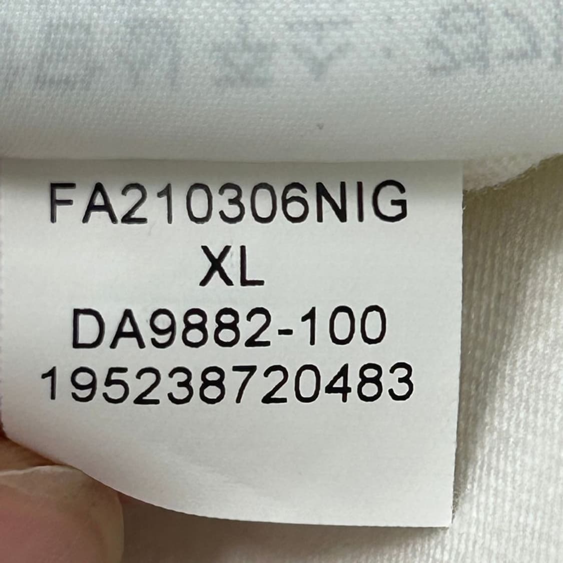 조던 화이트 롱슬리브 XL 상품이미지9