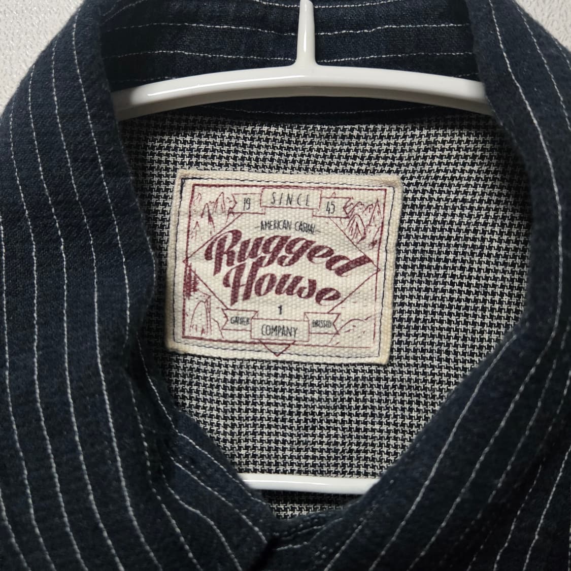 러기드하우스 스트라이프 셔츠 자켓 / 남성 셔츠 / 남성 자켓 상품이미지2