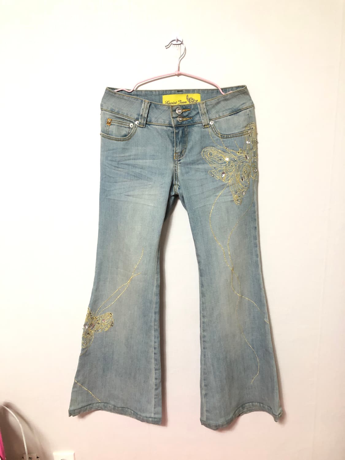 Egoist Butterfly Embroidered Jeans 상품이미지3
