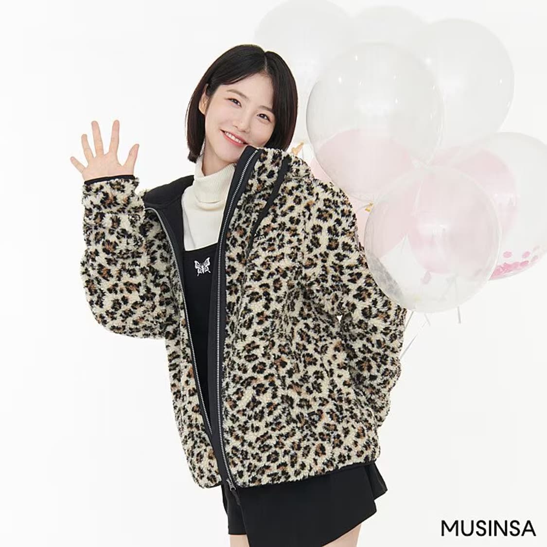 네파 레오파드 후리스 100 size 상품이미지2
