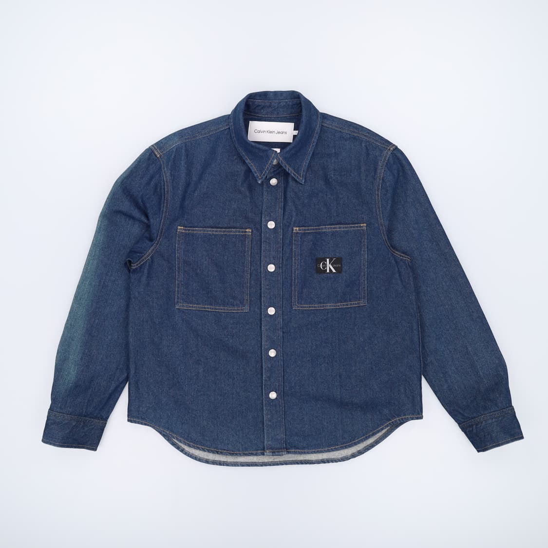 S 캘빈클라인 진 릴렉스핏 린스 데님 셔츠 자켓 4148 상품이미지1