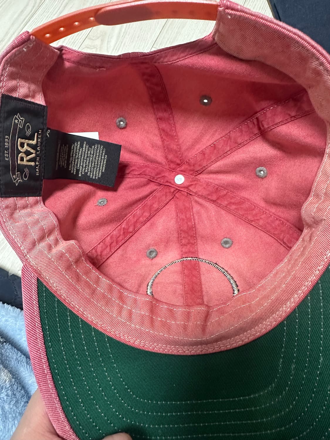 RRL 더블알엘 윙로고 볼캡 레드 상품이미지2