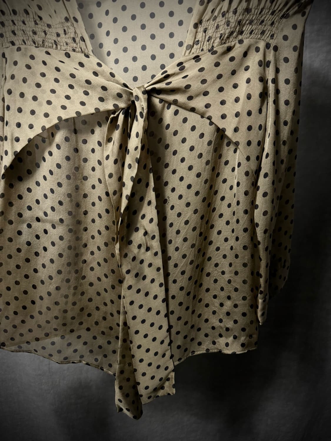PRADA Ribbon Dot Blouse 상품이미지8