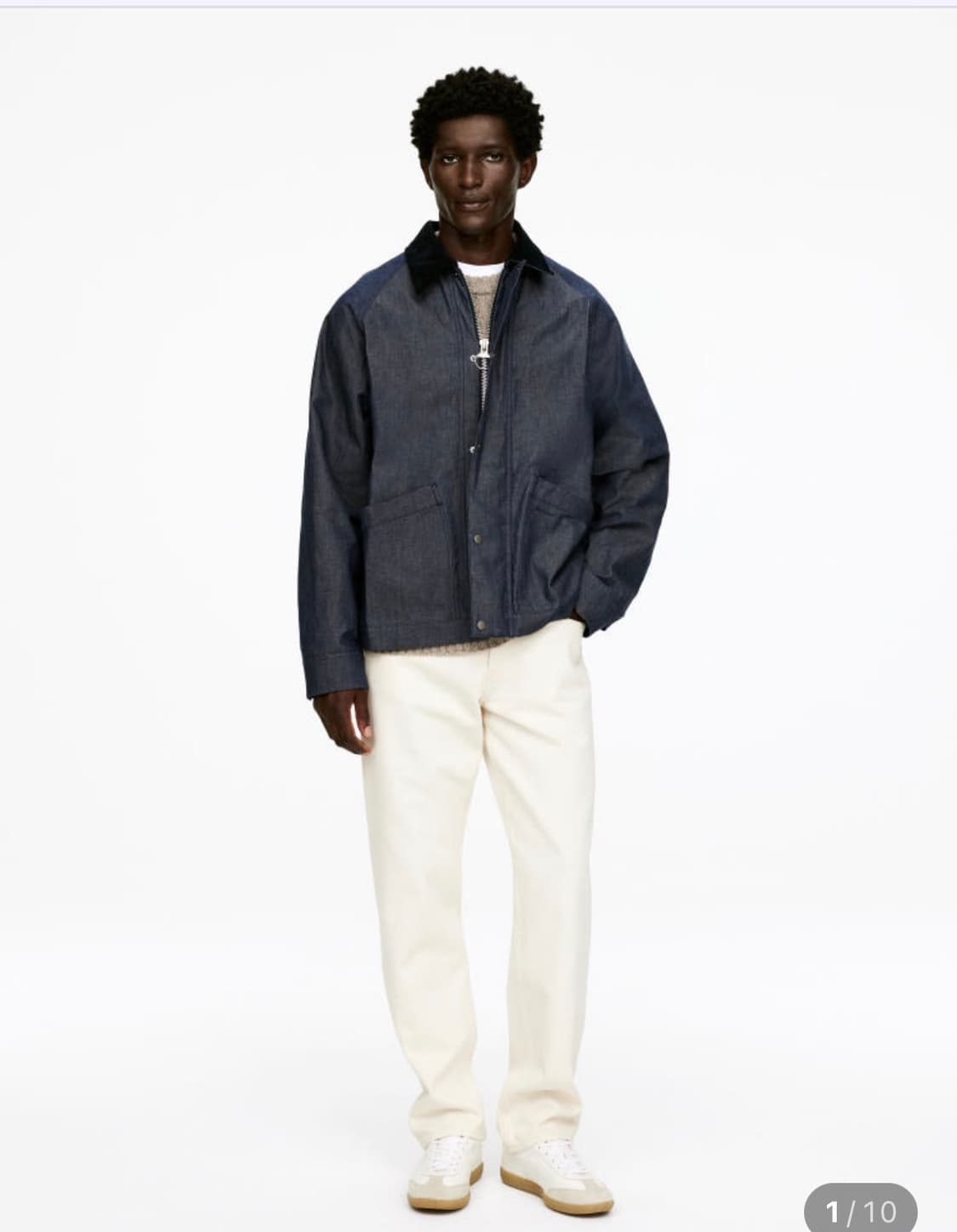 바버 아르켓 데님자켓 L 구매 상품이미지2