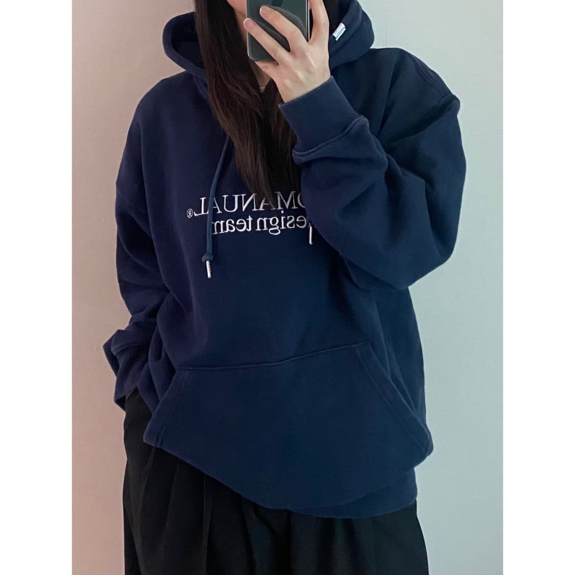 노매뉴얼 후드티 상품이미지2