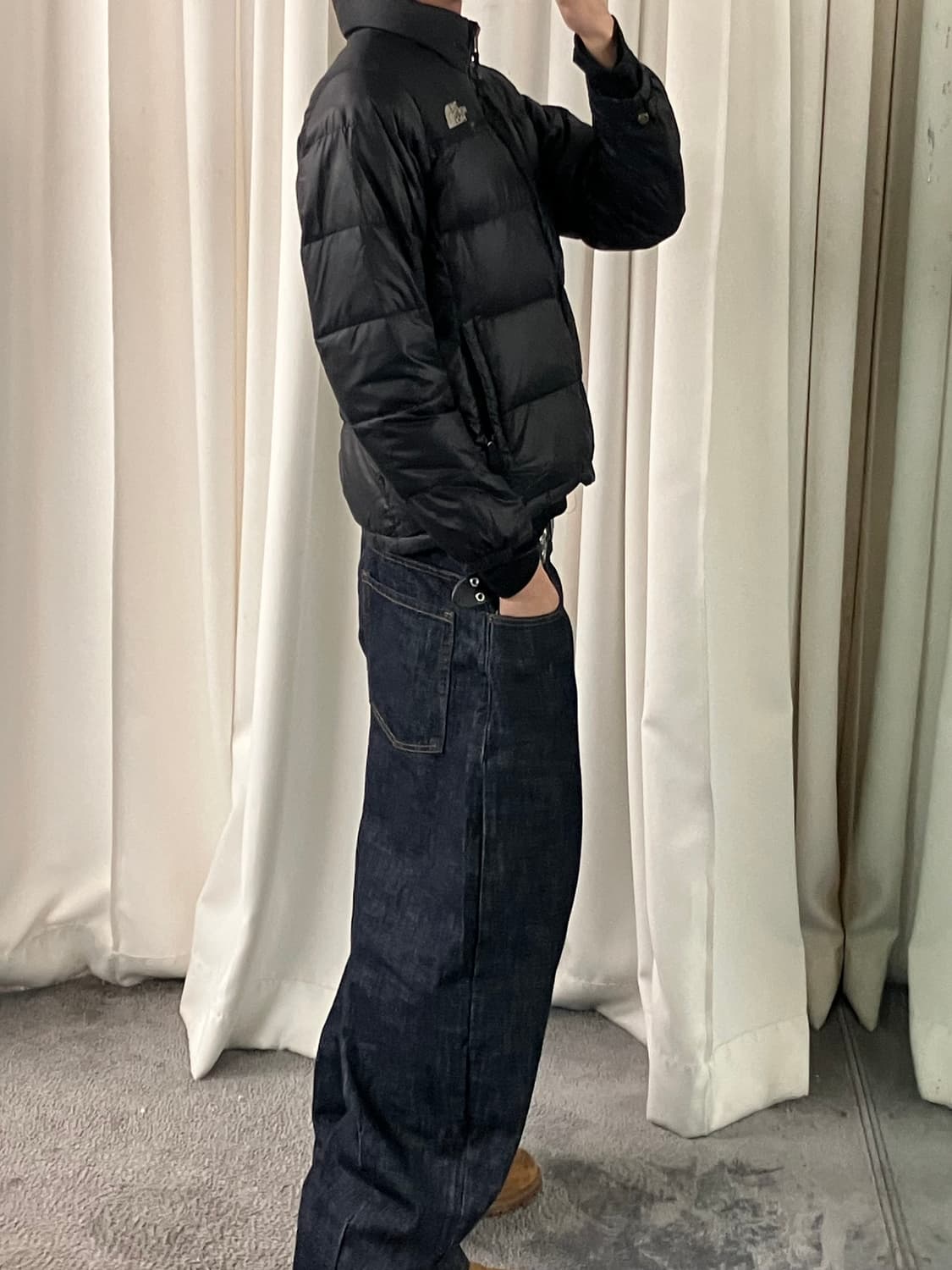 노스페이스 700 눕시 구스 다운 패딩 S 상품이미지7