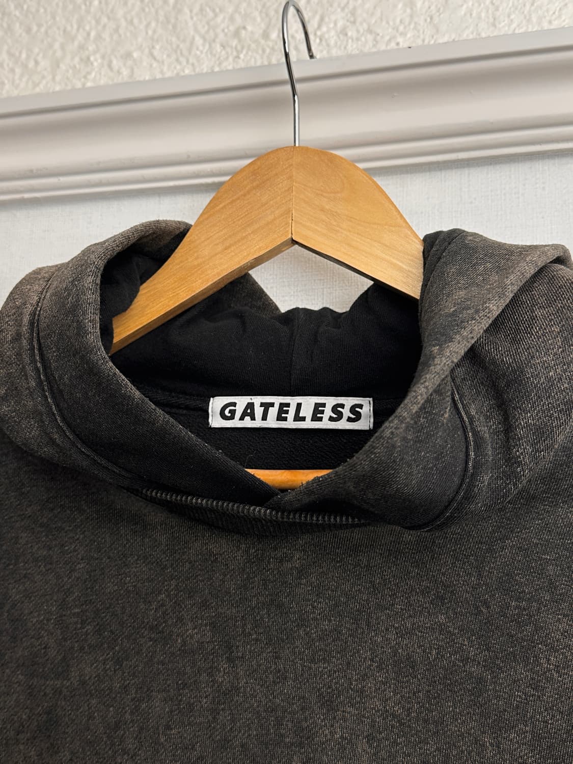 Gateless 더블 셔링 피그먼트 워시드 후드 상품이미지9