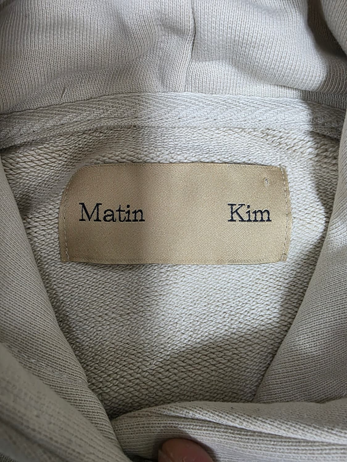 마뗑킴 크롭 후드티 상품이미지7