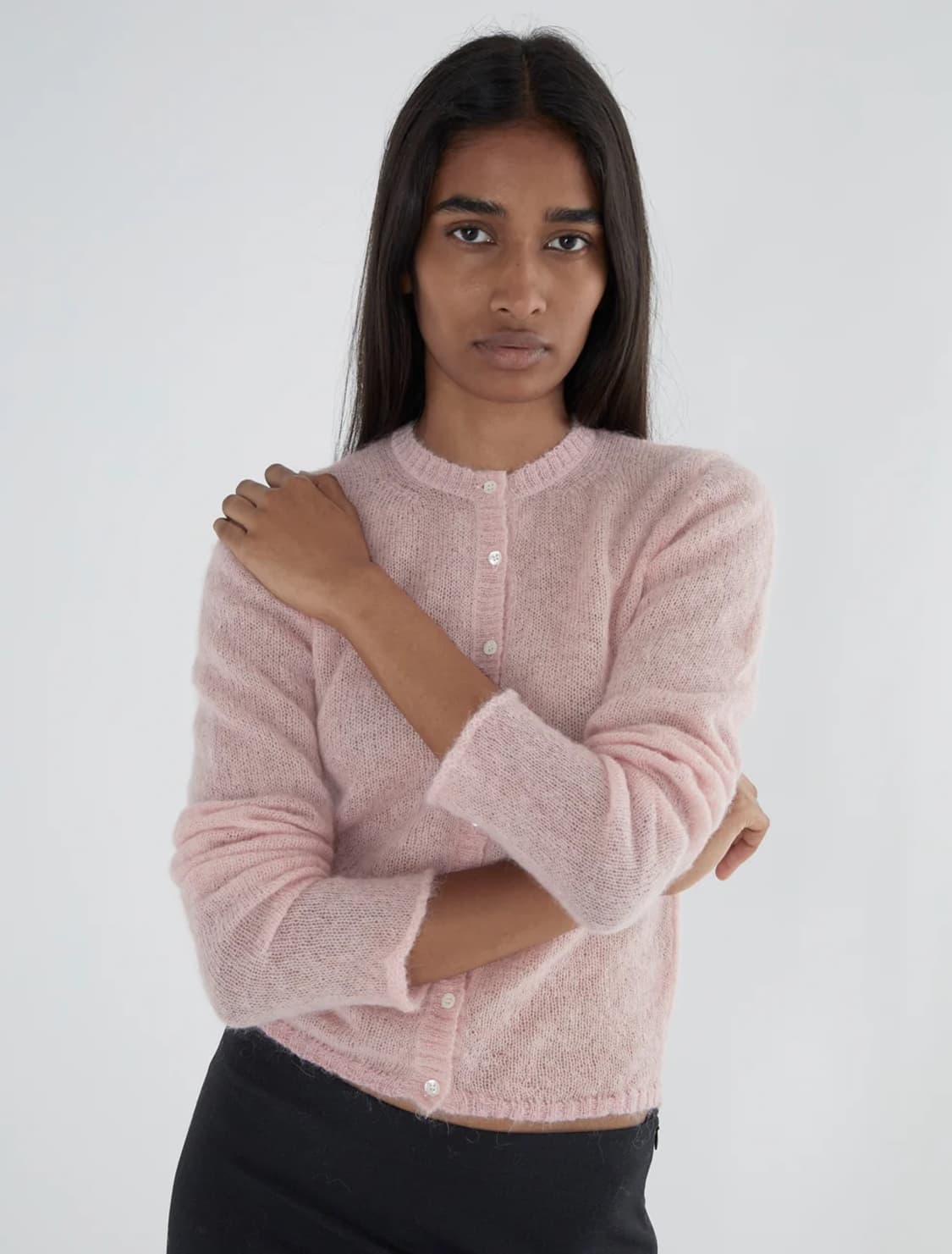 [S,M]팔로마울 Tantal 모헤어 니트/핑크 상품이미지4