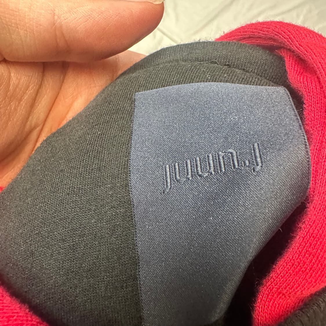 준지 오버사이즈 블랙후드티 S 상품이미지3