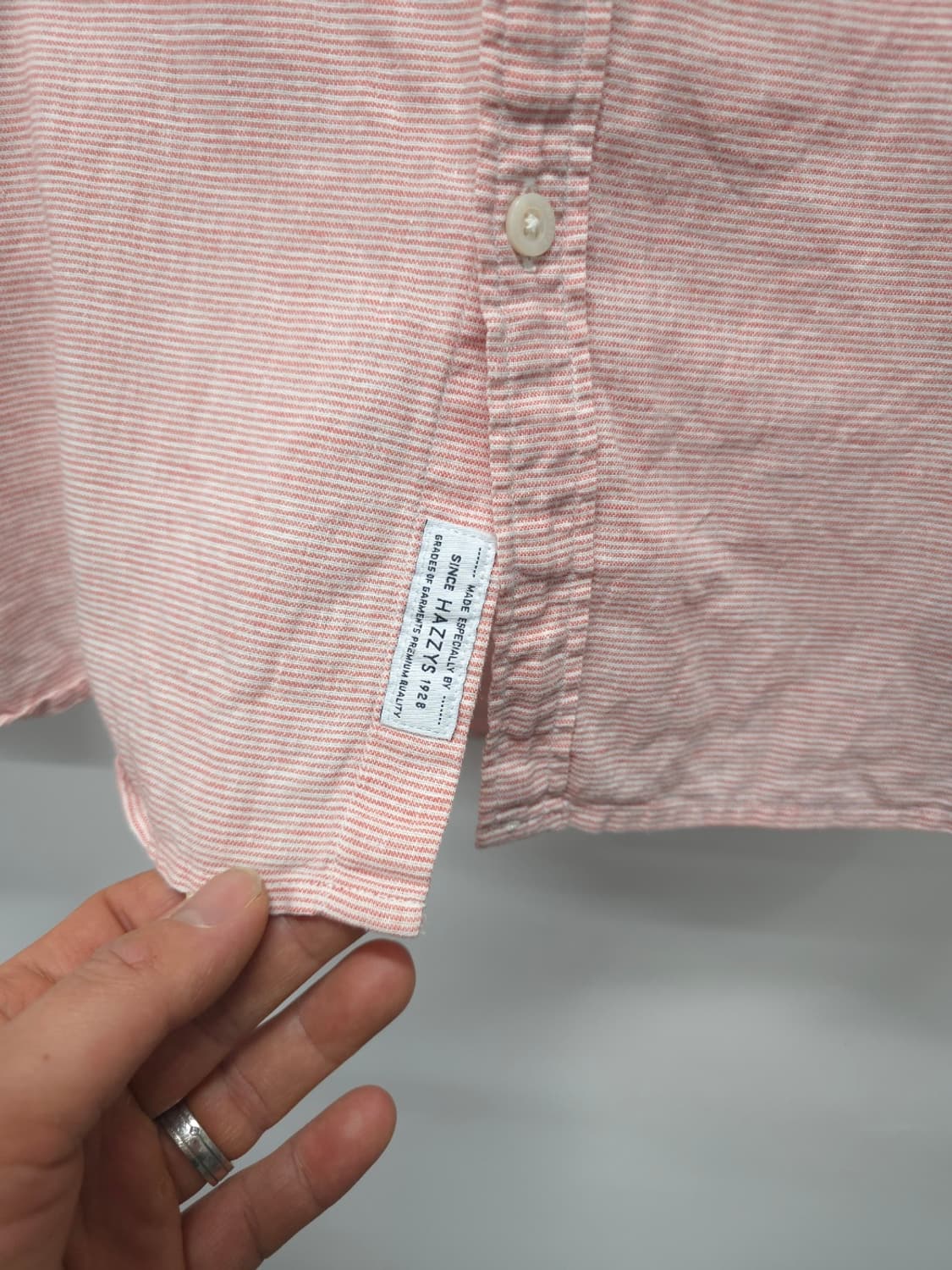 헤지스(HAZZYS) 린넨혼방 헨리넥 셔츠 (95~100) 상품이미지6