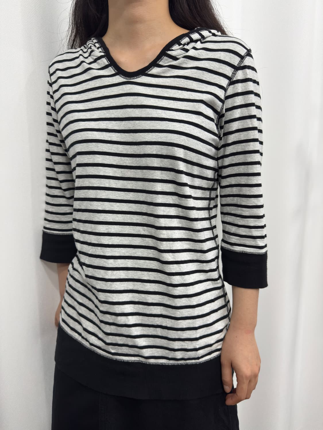 uniqlo stripe hoodie 상품이미지2