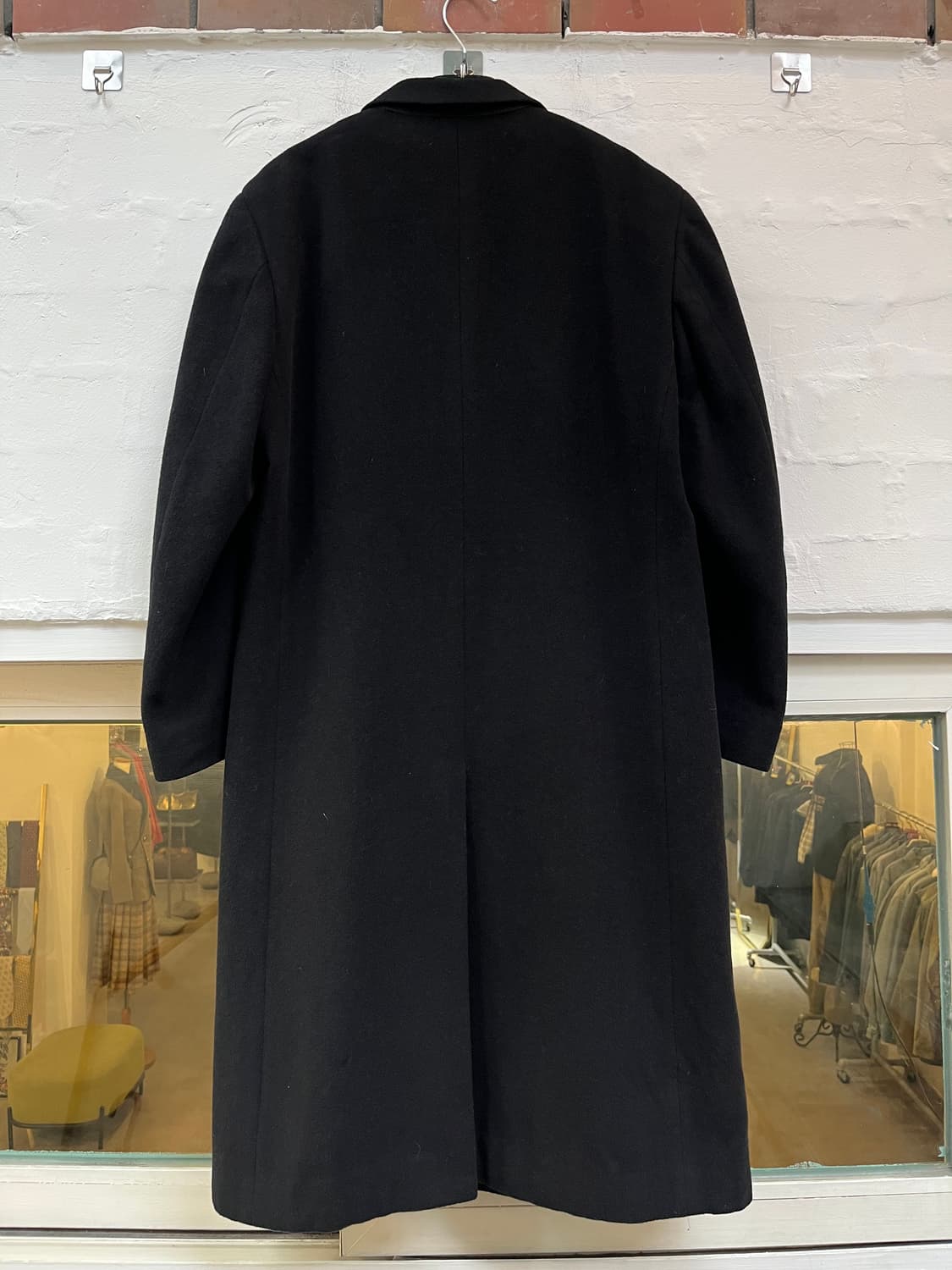 Farago 캐시미어 울 혼방 코트 블랙 L 상품이미지8