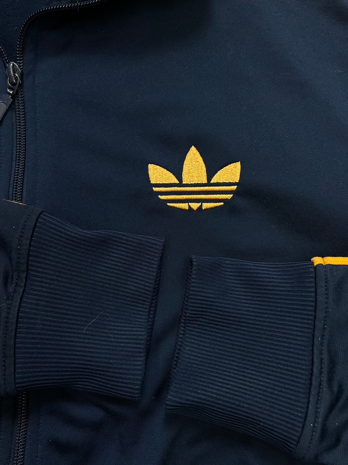 아디다스 파이어버드 네이비 옐로우 트랙탑 져지 105 상품이미지6