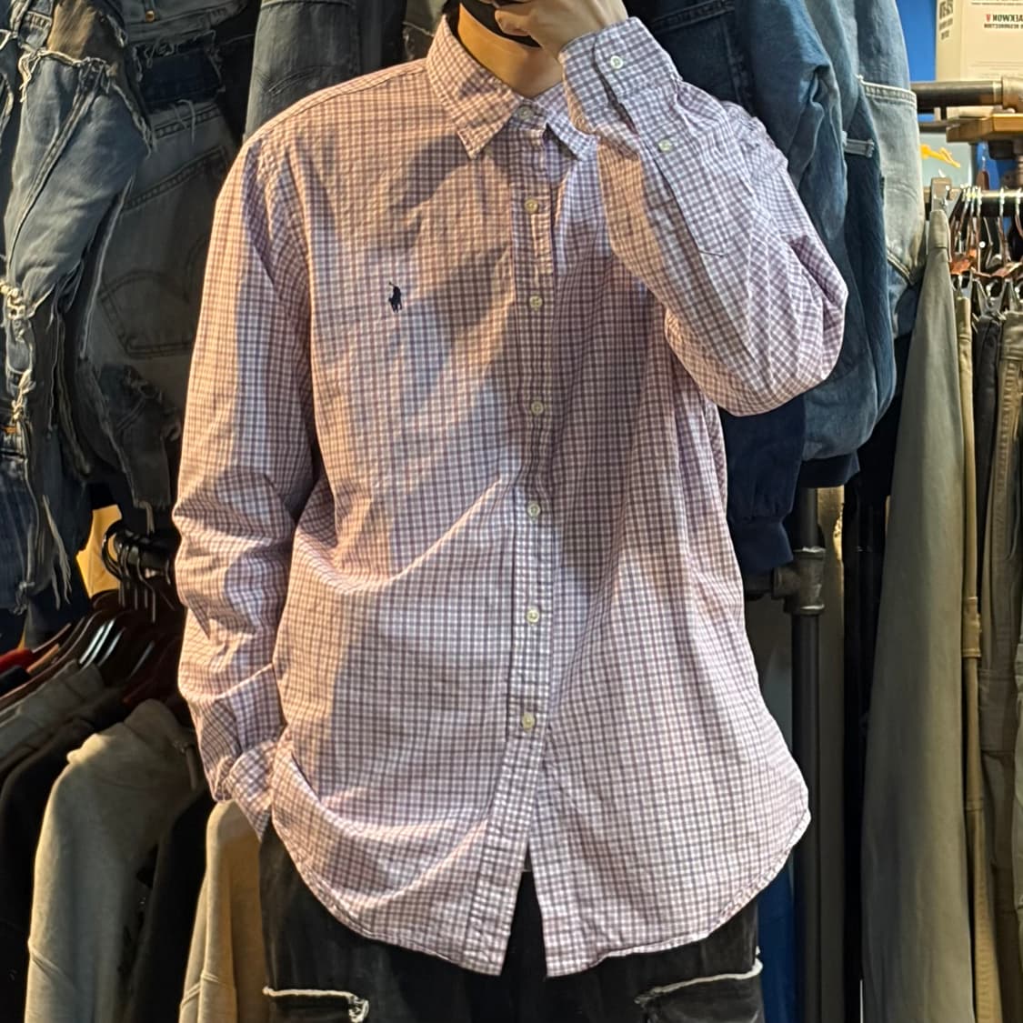 [No.9]Polo 폴로 체크 긴팔셔츠 상품이미지3