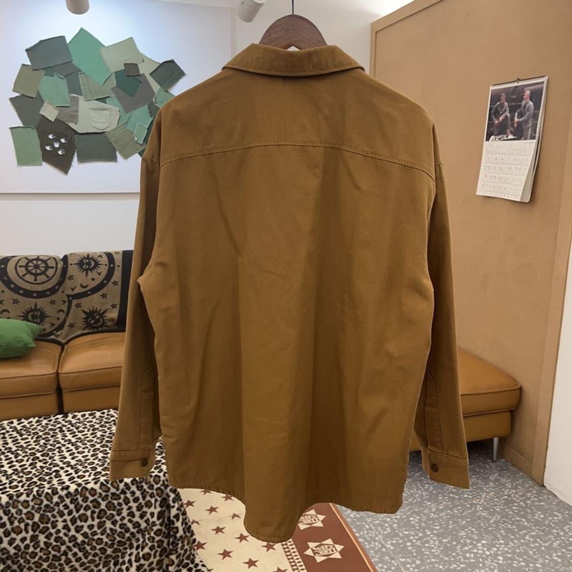 자라 빈티지 컨트리 플란넬체크 워크 셔츠 자켓 M C08943 상품이미지4