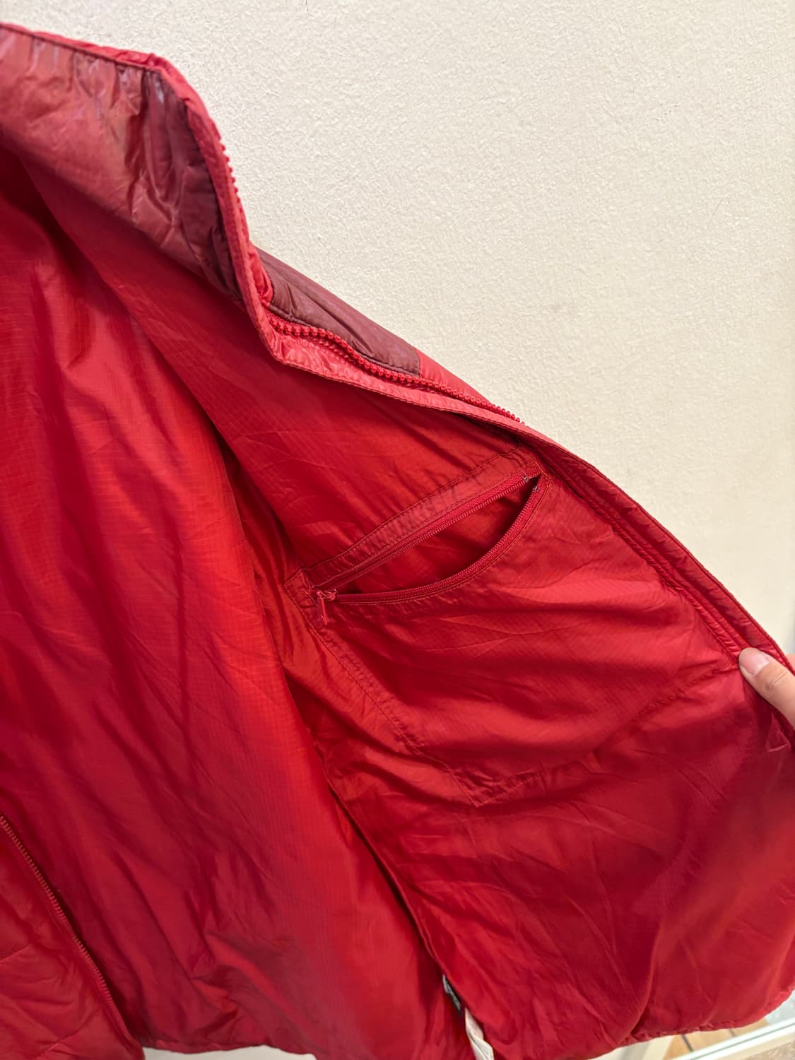 The north face red padding  상품이미지5