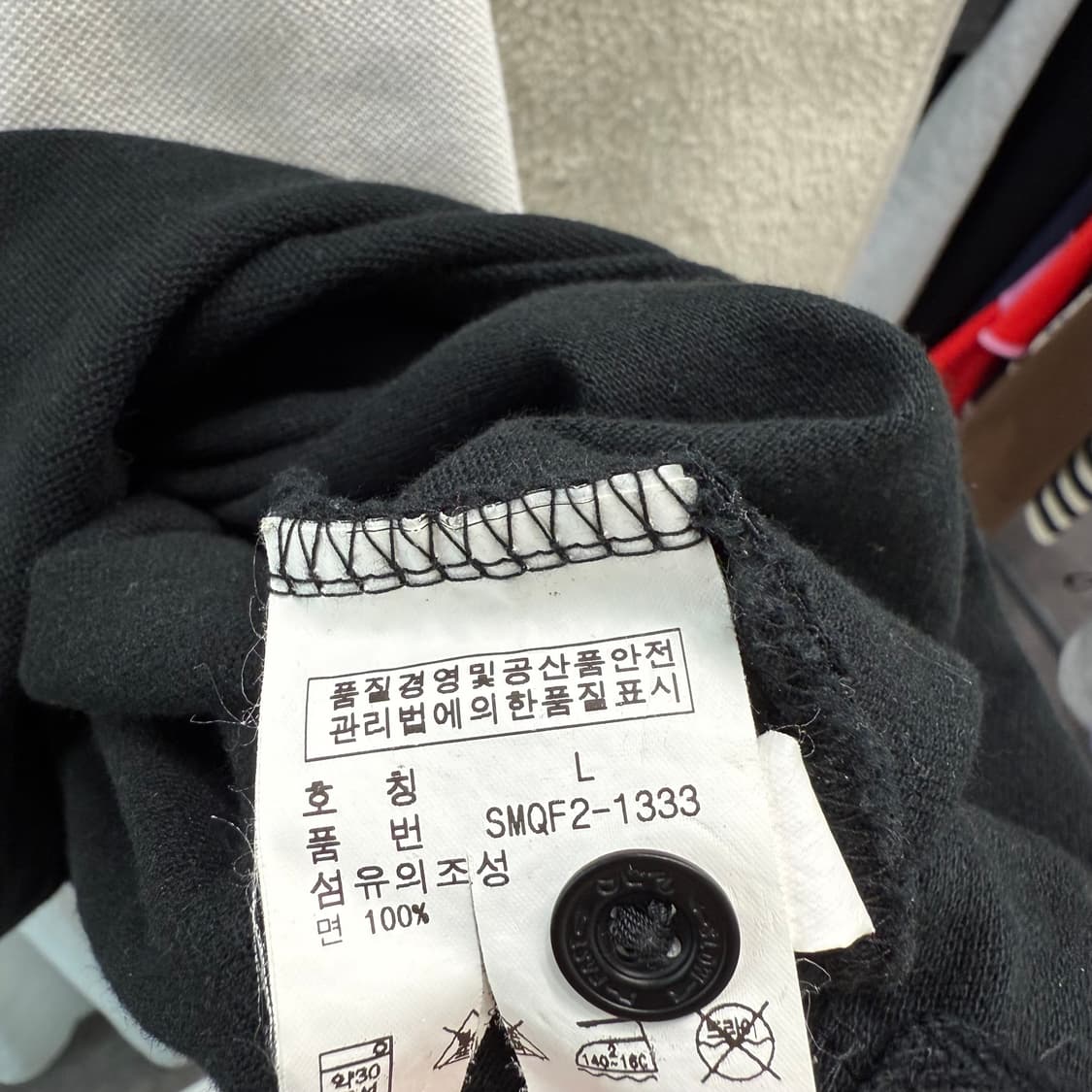 [L] 폴로 블랙 럭비 카라티 상품이미지6