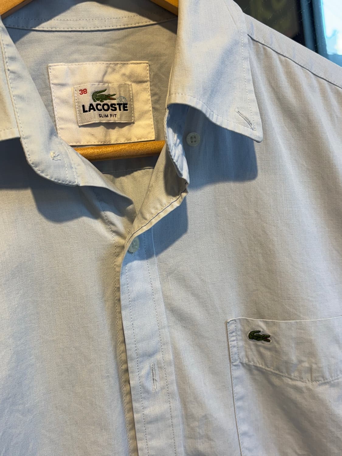 라코스테 슬림핏 셔츠 38 상품이미지3