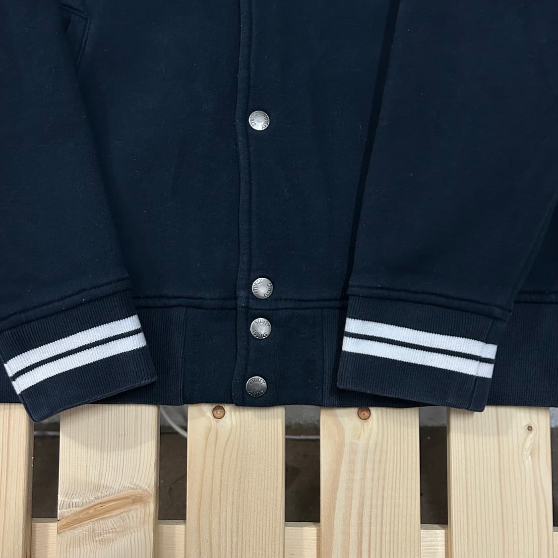 (M) 00s 스투시 S로고 스타디움 자켓 상품이미지3