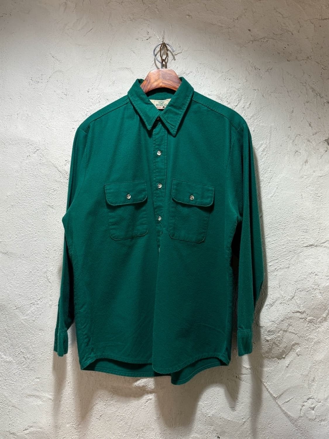 레드헤드 Red Head 코튼 더블 플랩포켓 플란넬 셔츠 상품이미지1