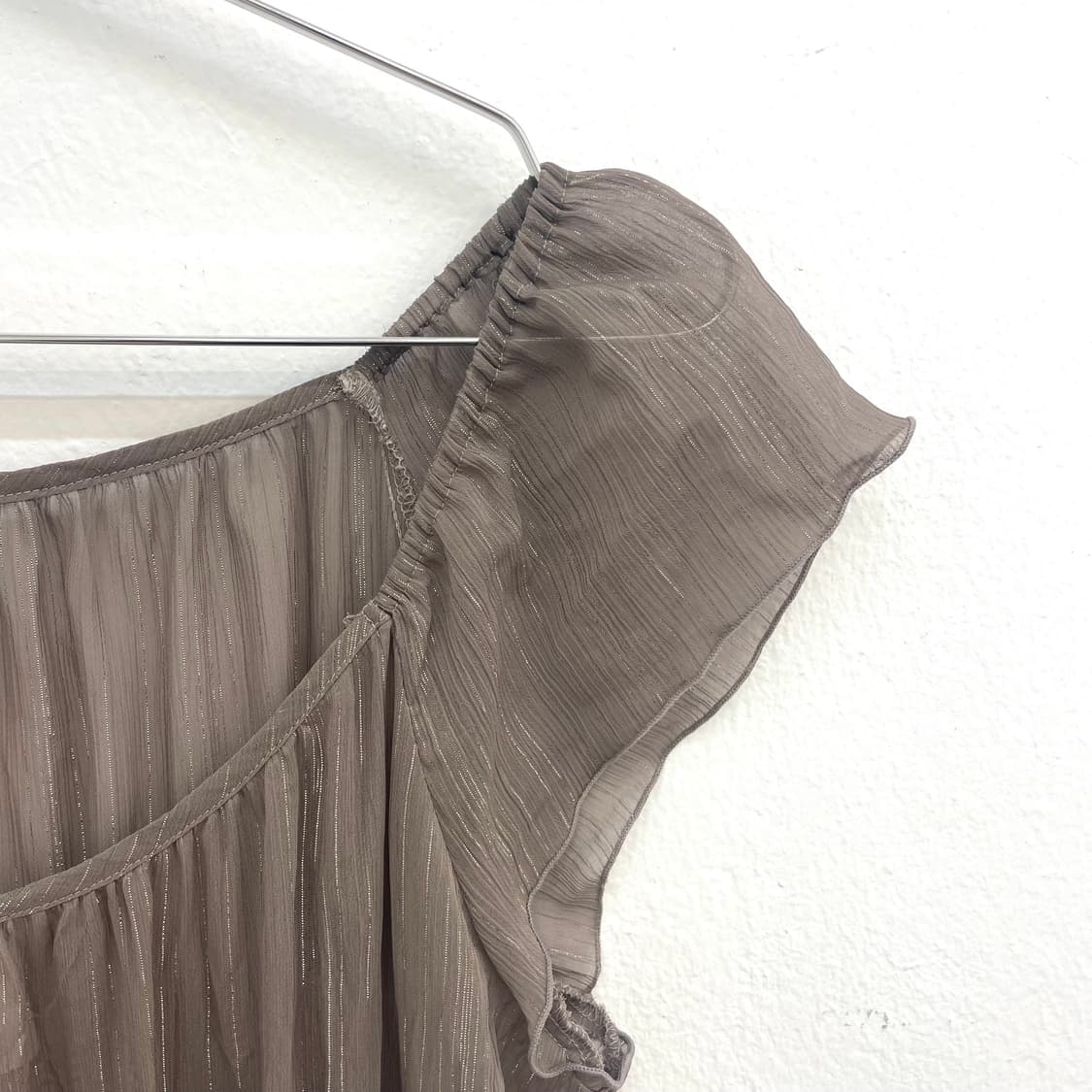 Shimmer sheer tunic dress 상품이미지3