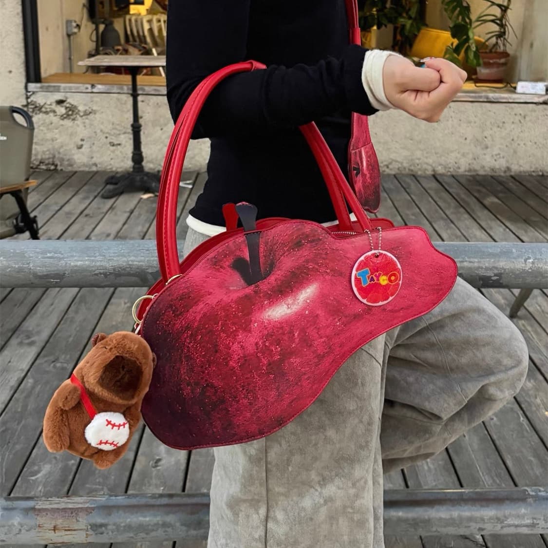 Tayco 사과 숄더백 상품이미지3