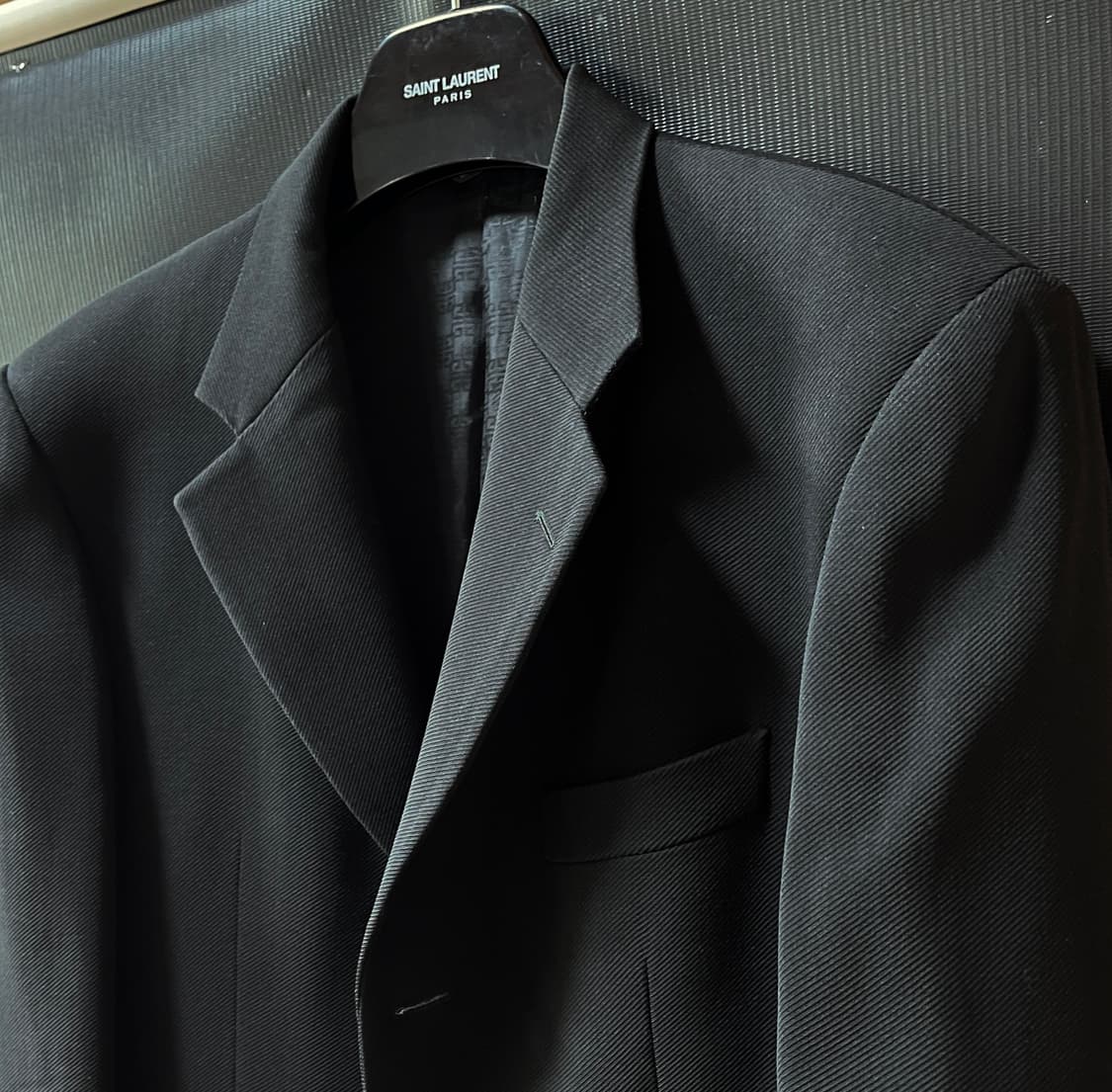  90s Givenchy Italy made 텍스쳐드 울 테일러드 자켓 상품이미지8