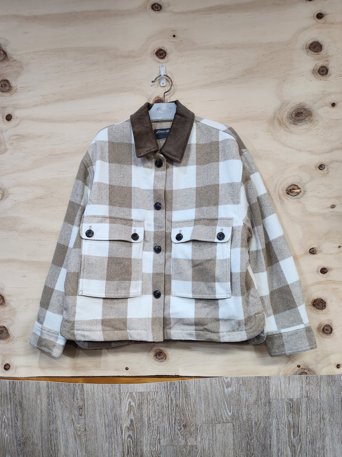 523) 에디바우어 Eddie Bauer 코듀로이카라 포인트 숏 자켓 상품이미지1