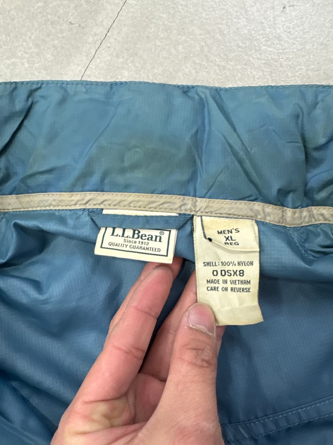 엘엘빈 하프집업 윈드브레이커 XL 상품이미지7