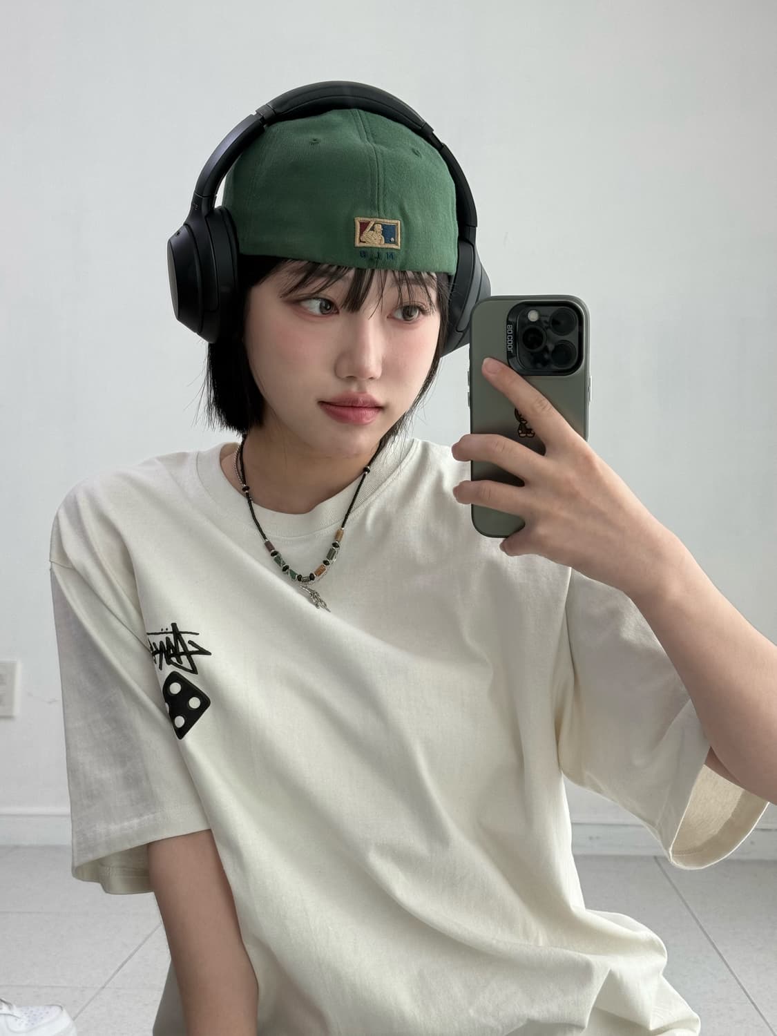 MLB 그린 빅로고 캡 상품이미지1