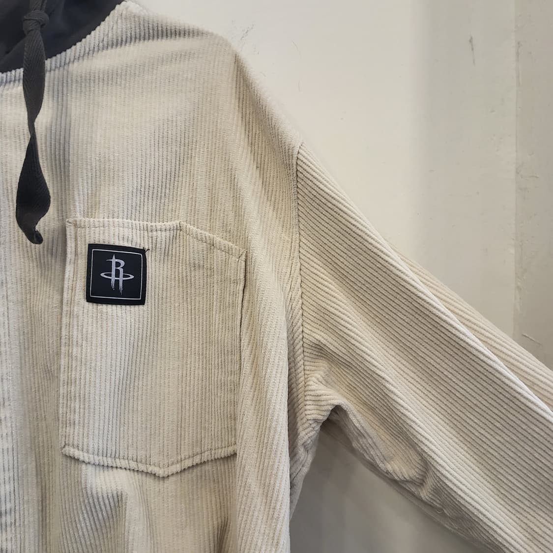 NBA 스트릿 후드 레이어드 골덴셔츠 상품이미지1