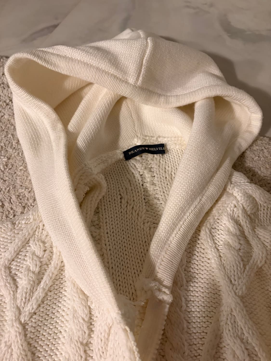 브랜디멜빌 니트 후드집업 상품이미지2