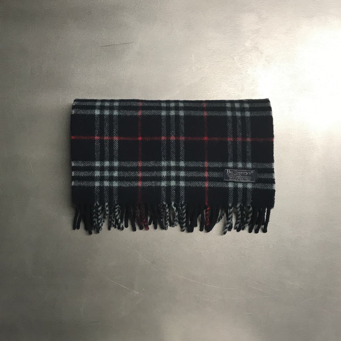 버버리 정품 램스울 머플러 네이비 상품이미지1