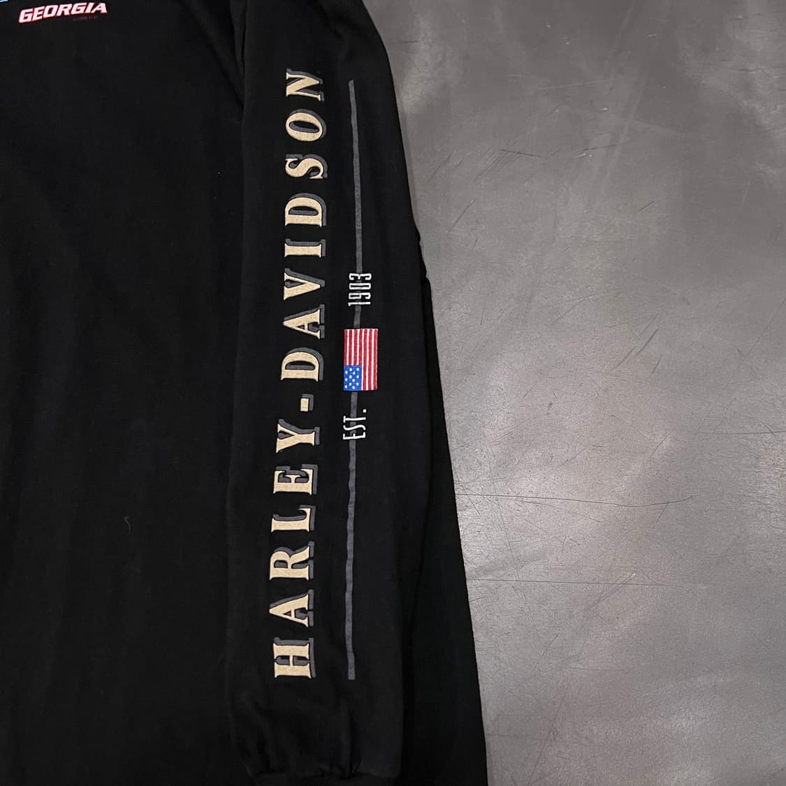  90s 할리데이비슨 포켓 롱슬리브 y15132 상품이미지5
