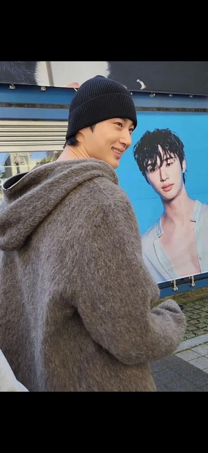 변우석 아워레가시 후디집업 몰 그레이 모헤어 48 상품이미지1