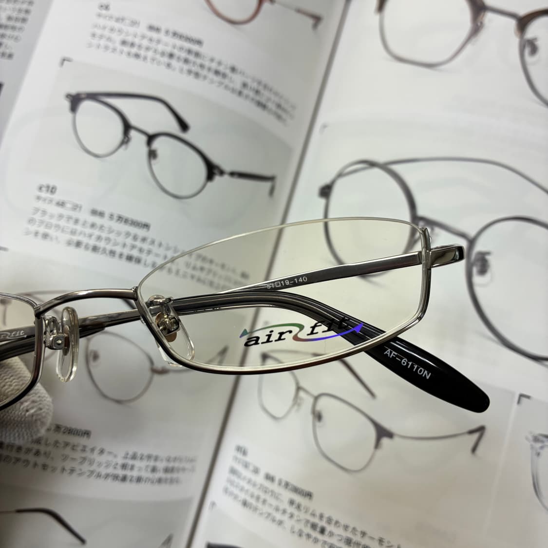 AIR FIT 에어핏 언더림 티타늄 일본 안경 상품이미지2
