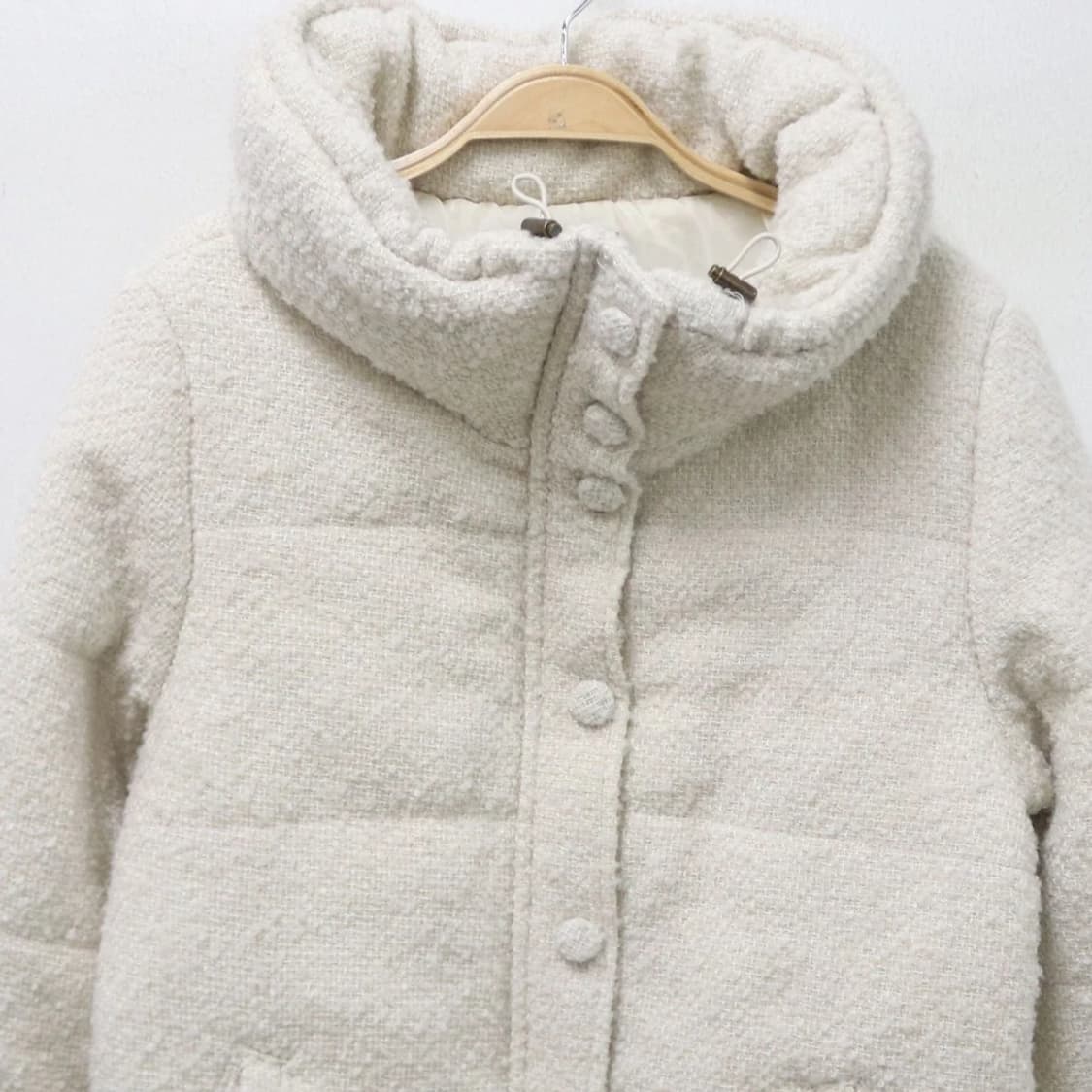 시네마클럽  부클 하이넥 울 혼방 패딩 62421 상품이미지3