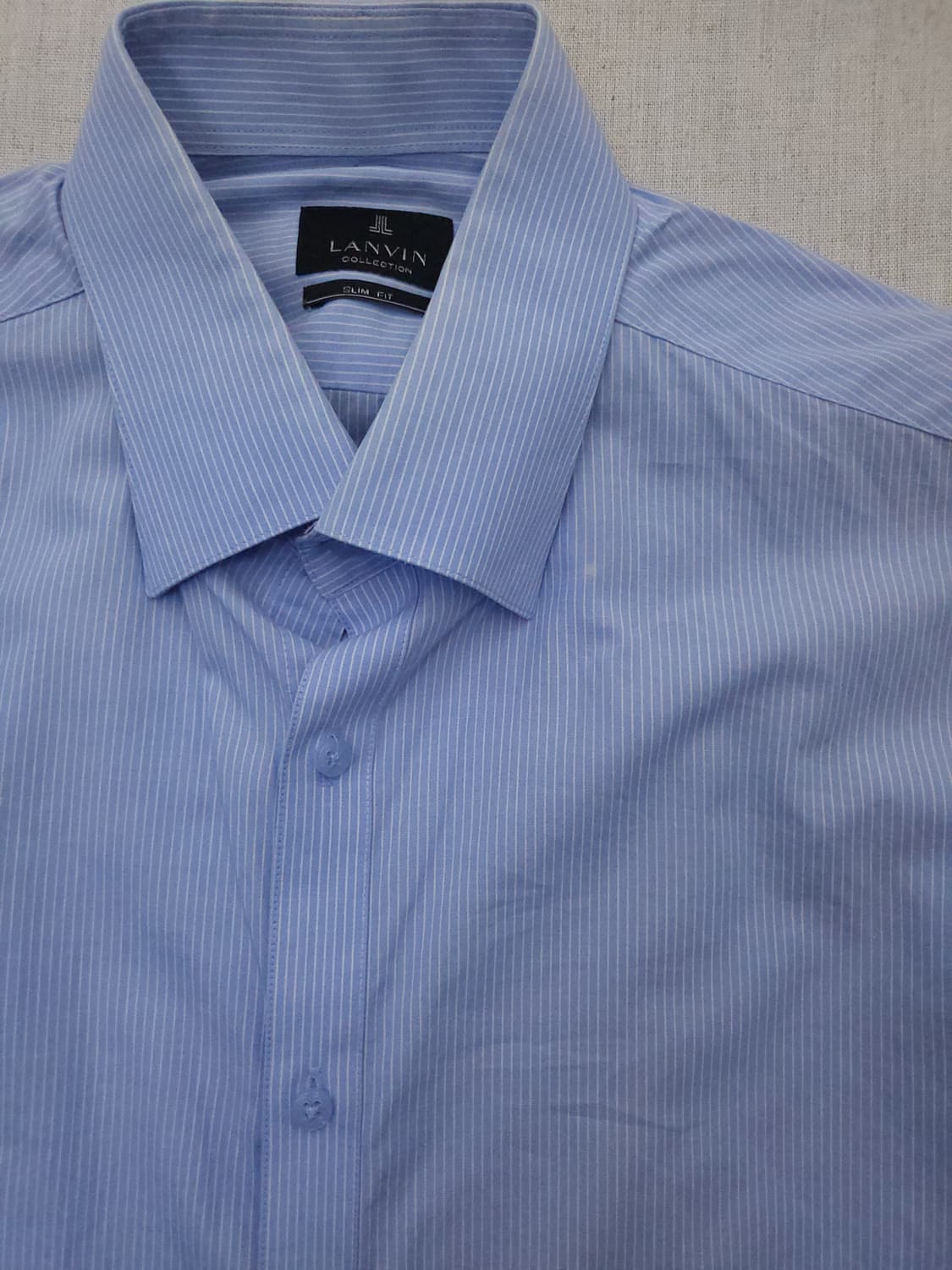 랑방 블루 스트라이프 셔츠 남성 100 상품이미지2