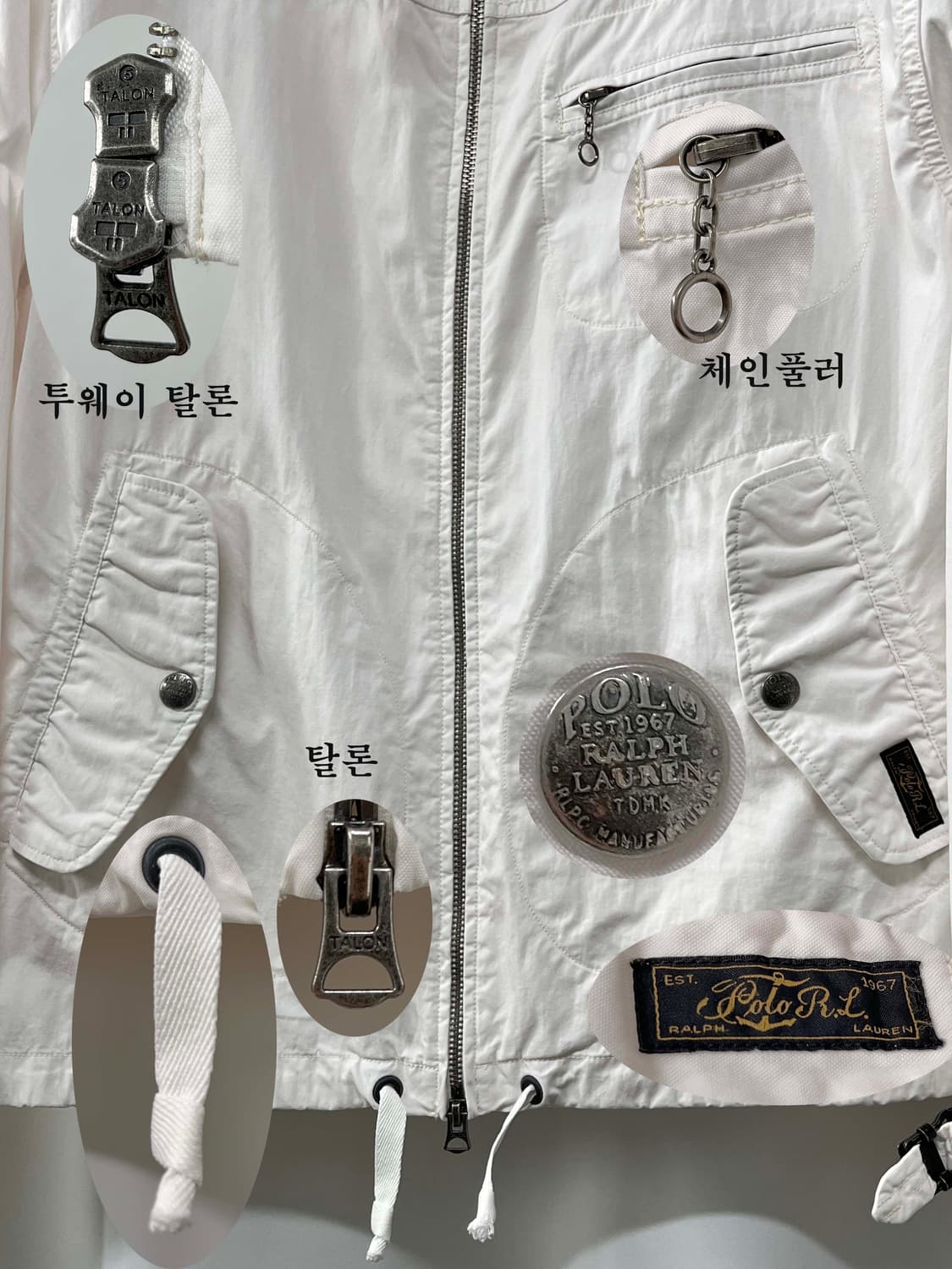 폴로 랄프로렌 Naval 세일링 파카 스모크 자켓 상품이미지5