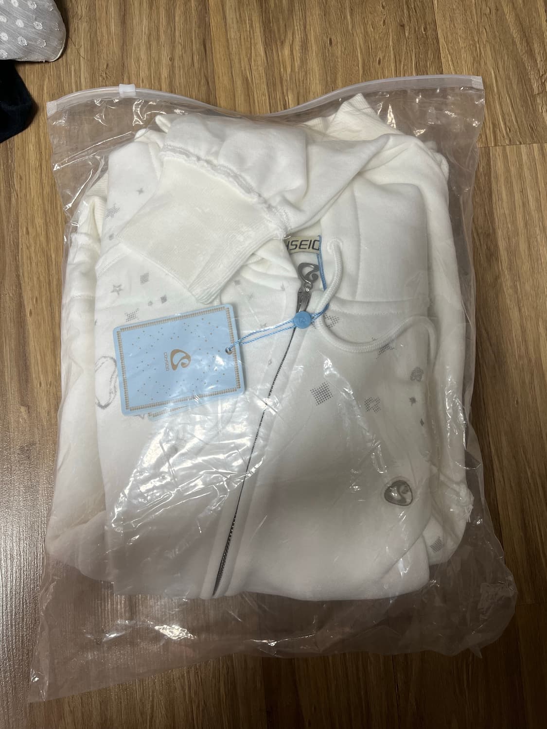 코이세이오 트윙클 후드집업 화이트 상품이미지2