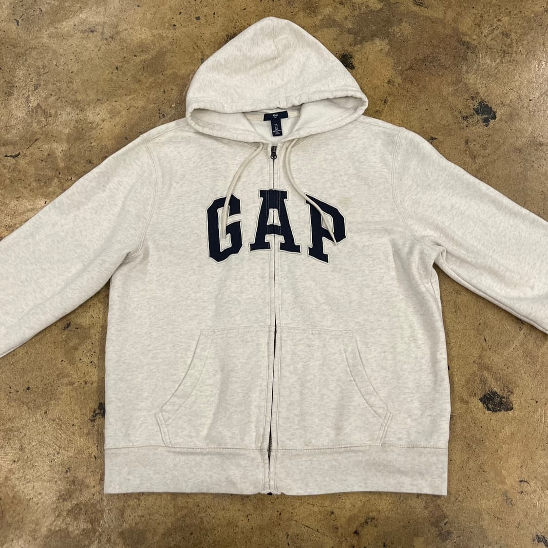 갭 화이트 로고 후드집업 상품이미지3