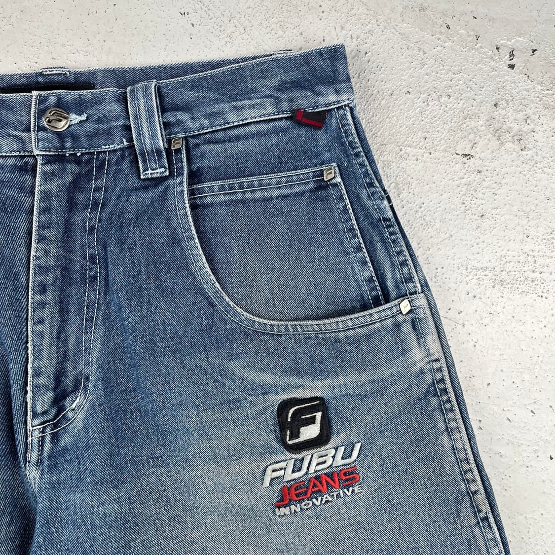 빈티지 Fubu 더콜렉션 배기 워크 데님 쇼츠 상품이미지5
