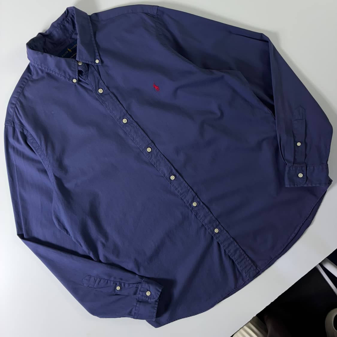 Polo  폴로 랄프로렌 자수 코튼 네이비 옥스퍼드 셔츠  상품이미지2