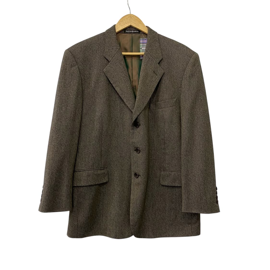 YSL 모직 체크 블레이져(100) 상품이미지1