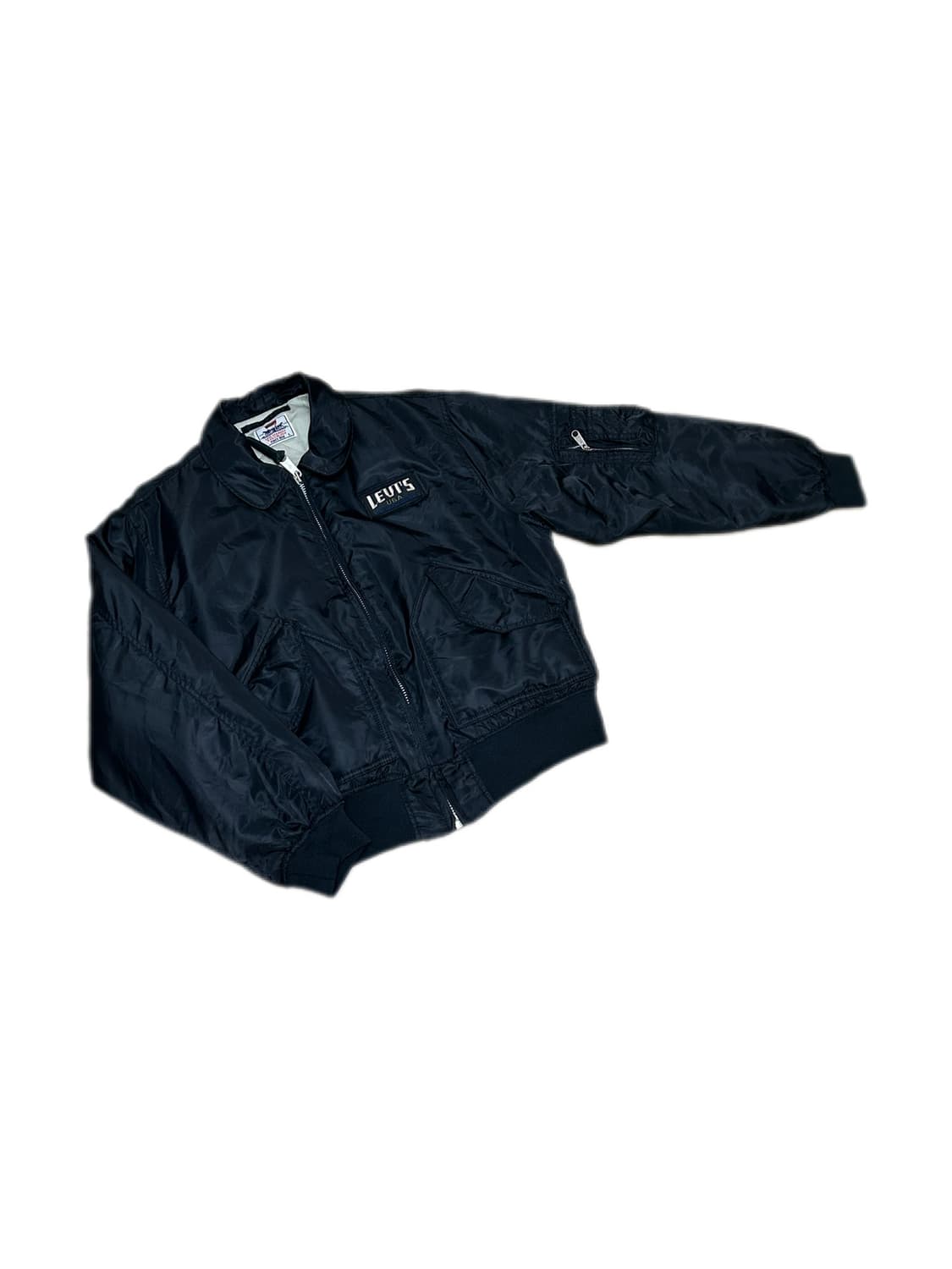 리바이스 USA 블랙 MA-1 붐버 자켓 상품이미지2