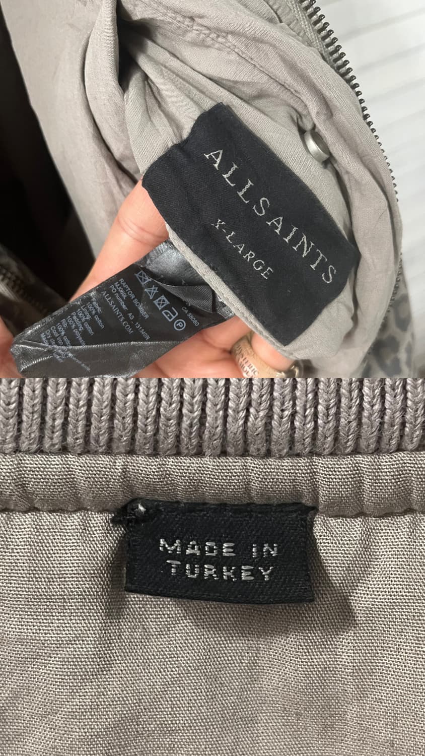 All Saints leopard ma-1 bomber jacket 상품이미지7