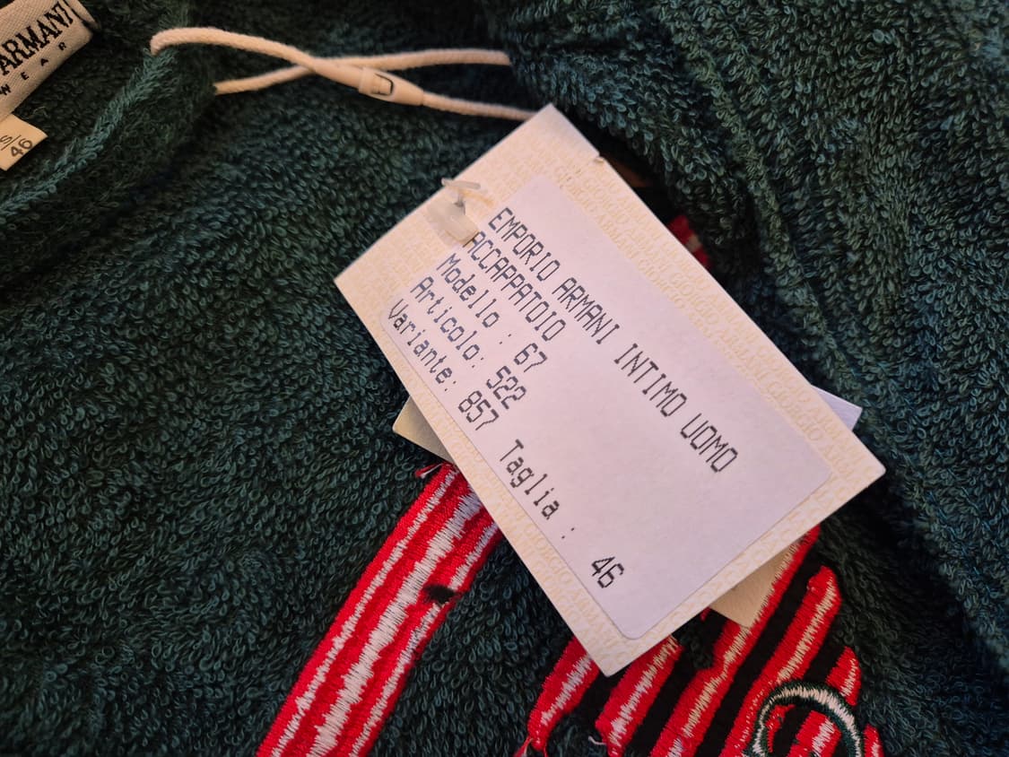 90s 엠포리오 아르마니 테리 배스로브 상품이미지8